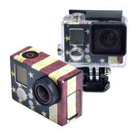GoPro HERO3+ /3用ケースステッカー、米国旗、オーストラリア旗、ブラジル旗