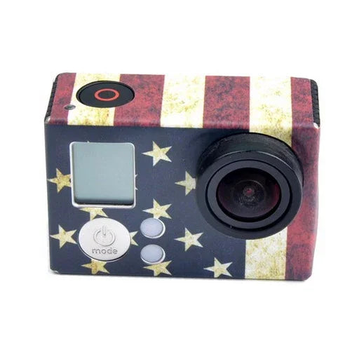 GoPro HERO3+ /3用ケースステッカー、米国旗、オーストラリア旗、ブラジル旗