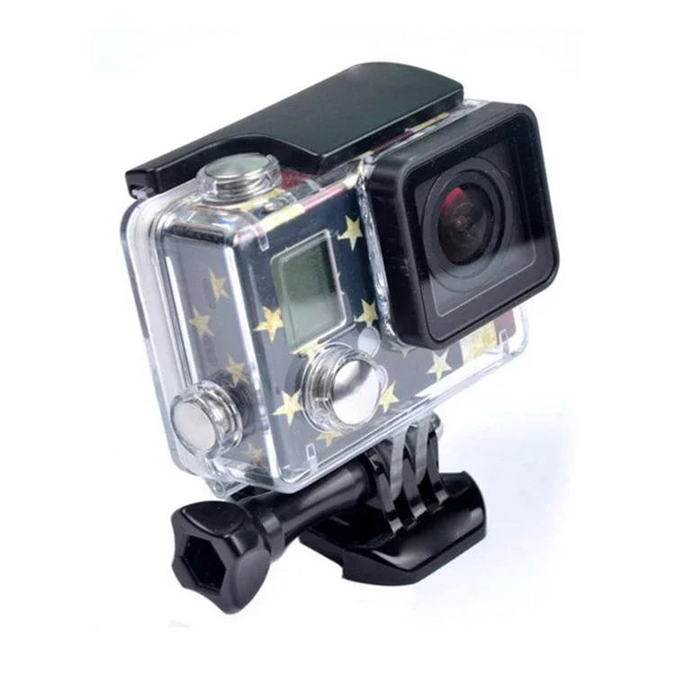 GoPro HERO3+ /3用ケースステッカー、米国旗、オーストラリア旗、ブラジル旗