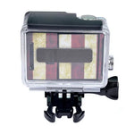 GoPro HERO3+ /3用ケースステッカー、米国旗、オーストラリア旗、ブラジル旗