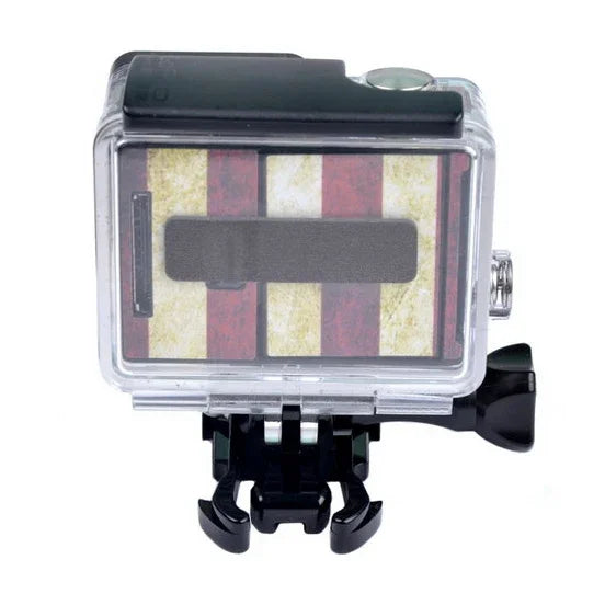 GoPro HERO3+ /3用ケースステッカー、米国旗、オーストラリア旗、ブラジル旗