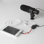 Aputure 3.5mmオーディオY型オスから2つのメスヘッドセットマイク分配ケーブル、3.5mmオスから2つのメス