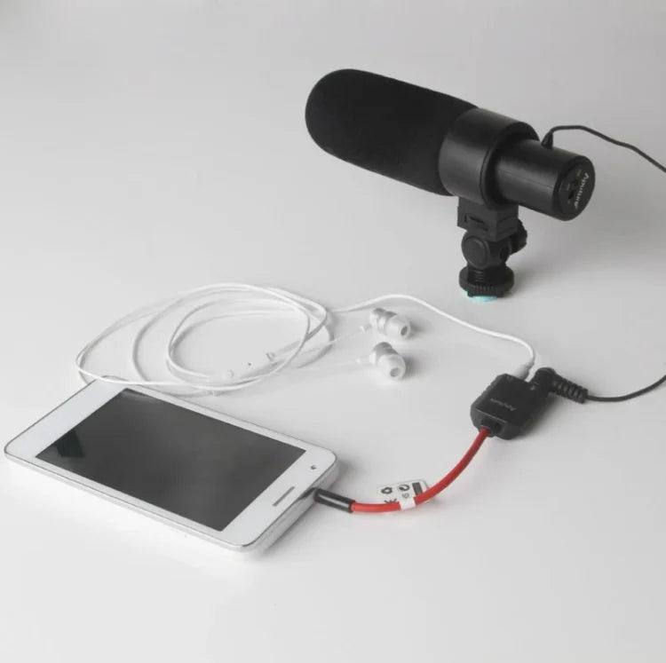 Aputure 3.5mmオーディオY型オスから2つのメスヘッドセットマイク分配ケーブル、3.5mmオスから2つのメス