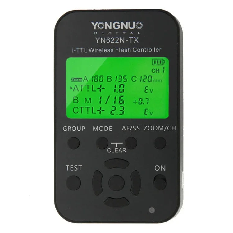 YONGNUO YN622N-KIT i-TTL ワイヤレスフラッシュトリガーコントローラー＋トランシーバーキット Nikonカメラ用, Nikon用