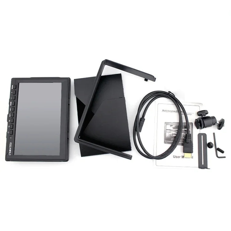 FEELWORLD FW-759 7インチスリムデザイン 1280 x 800 カメラフィールドモニター HDMI 1080P