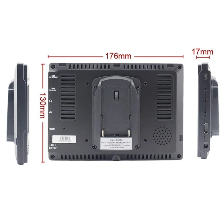 FEELWORLD FW-759 7インチスリムデザイン 1280 x 800 カメラフィールドモニター HDMI 1080P