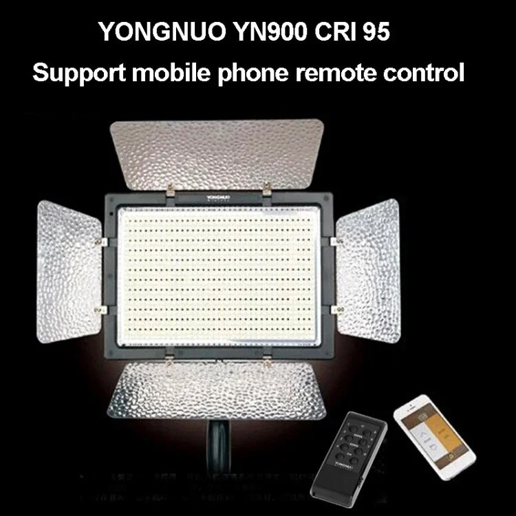 YONGNUO YN900 900個LED照明調光スタジオ 3200K-5500K ビデオライト、YN900