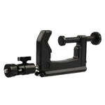GoPro、Insta360、DJIおよびその他のアクションカメラ用三脚アダプター付きデスクトップ固定クランプホルダー、クランプサイズ：1 - 6 cm、テーブルクランプ
