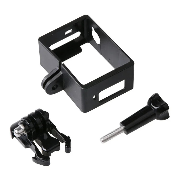 SJCAM SJ5000 & SJ5000 Wifi & SJ5000+ Wifi用バックル付き標準フレームマウント保護シェル、基本マウントおよびロングボルト、SJ5000