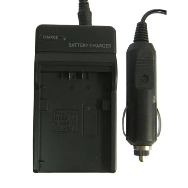 デジタルカメラバッテリーチャージャー Panasonic D08S/16S/28S/D120/220/320用、D08S