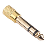6.35mm オス から 3.5mm メス オーディオジャックアダプター（10個入りパッケージ、価格は10個分）、6.35mm オス から 3.5mm メス