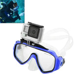 ウォータースポーツ ダイビング機器 ダイビングマスク 水泳用ゴーグル マウント付き GoPro、Insta360、DJIおよびその他のアクションカメラ用、マウント付き