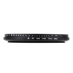 72mm ND Fader Neutral Density Adjustable Variable Filter ND 2 to ND 400 Filter, 72mm