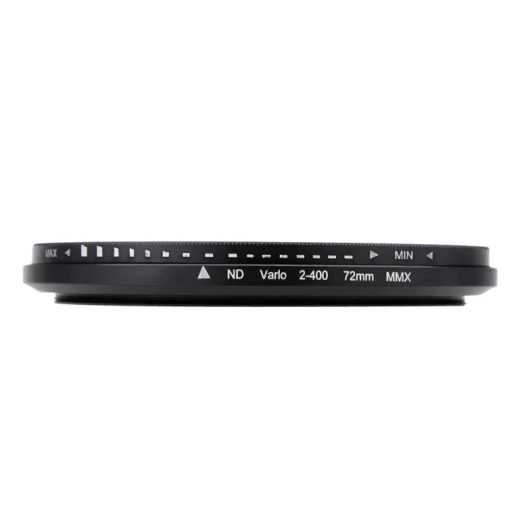 72mm ND Fader Neutral Density Adjustable Variable Filter ND 2 to ND 400 Filter, 72mm