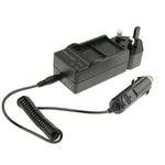 3in1 デジタルカメラ デュアルバッテリー車載充電器 GoPro HERO3+ / 3 AHDBT-201 / AHDBT-301用、米国プラグ、英国プラグ、オーストラリアプラグ