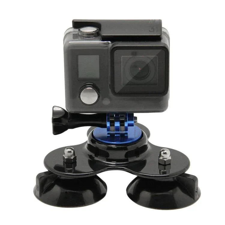 三角方向 吸盤マウント 三脚マウント＋ハンドルネジ付き GoPro、Insta360、DJIおよびその他のアクションカメラ用