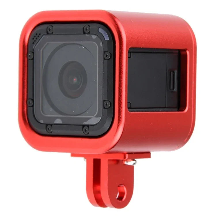 GoPro HERO5 Session / HERO4 Session / HERO Session用 CNCアルミ合金保護ケージ 保険付きバックカバー、HERO5 Session（ブラック）、HERO5 Session（シルバー）、HERO5 Session（レッド）、HERO5 Session（ゴールド）、HERO5 Session（グリーン）