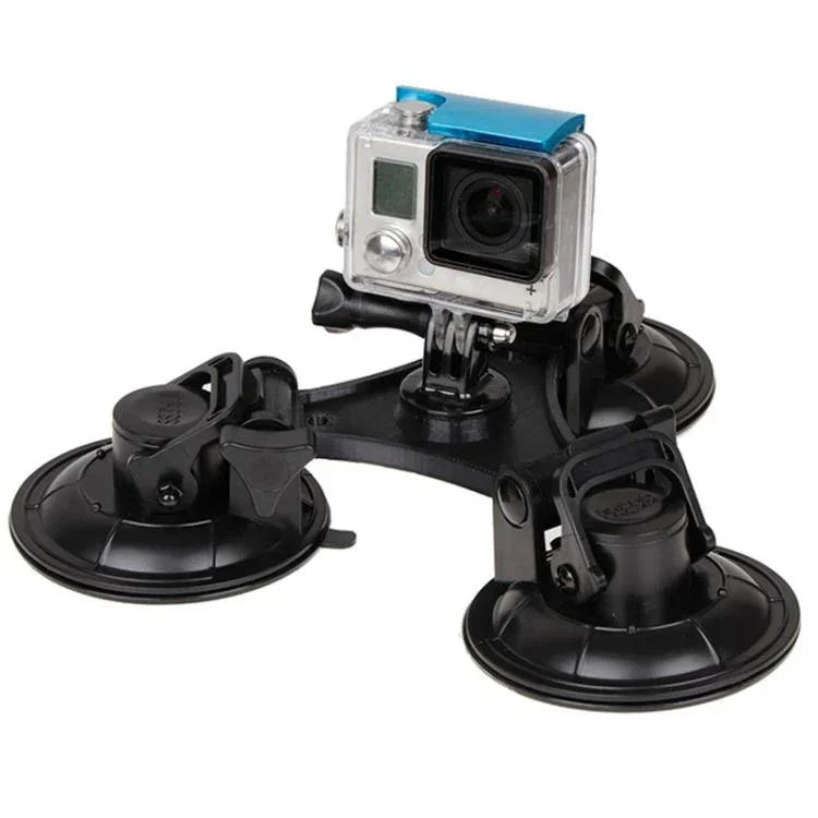 GoPro、Insta360、DJIおよびその他のアクションカメラ用六角ドライバー付き三角方向吸盤マウント、GoPro HERO9用XM70-B
