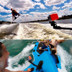 GoPro、Insta360、DJIおよびその他のアクションカメラ用バックドアフローティースポンジ（ステッカー付き）