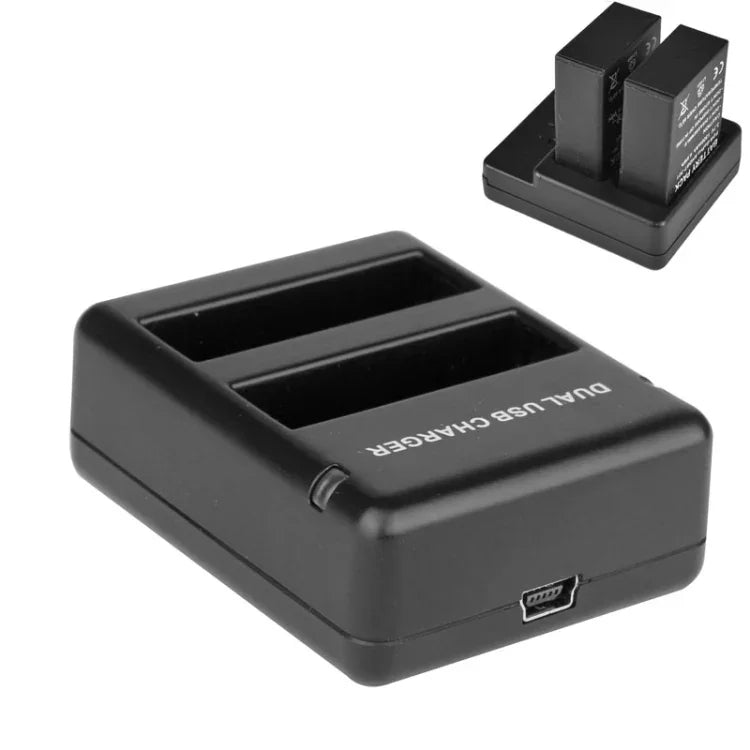 GoPro HERO4 (AHDBT-401)用USBデュアルバッテリートラベルチャージャー、GoPro HERO4対応