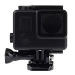 GoPro HERO4 /3+用ブラックエディション防水ハウジング保護ケース バックル基本マウント付き、防水深度：10m