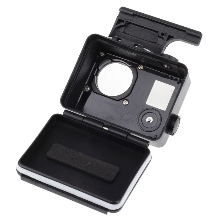 GoPro HERO4 /3+用ブラックエディション防水ハウジング保護ケース バックル基本マウント付き、防水深度：10m