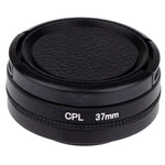 37mm CPLフィルター 円偏光レンズフィルター キャップ付き Xiaomi Xiaoyi 4K+ / 4K, Xiaoyi Lite, Xiaoyi スポーツカメラ用, 37mm CPLフィルター