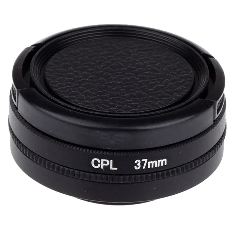 37mm CPLフィルター 円偏光レンズフィルター キャップ付き Xiaomi Xiaoyi 4K+ / 4K, Xiaoyi Lite, Xiaoyi スポーツカメラ用, 37mm CPLフィルター