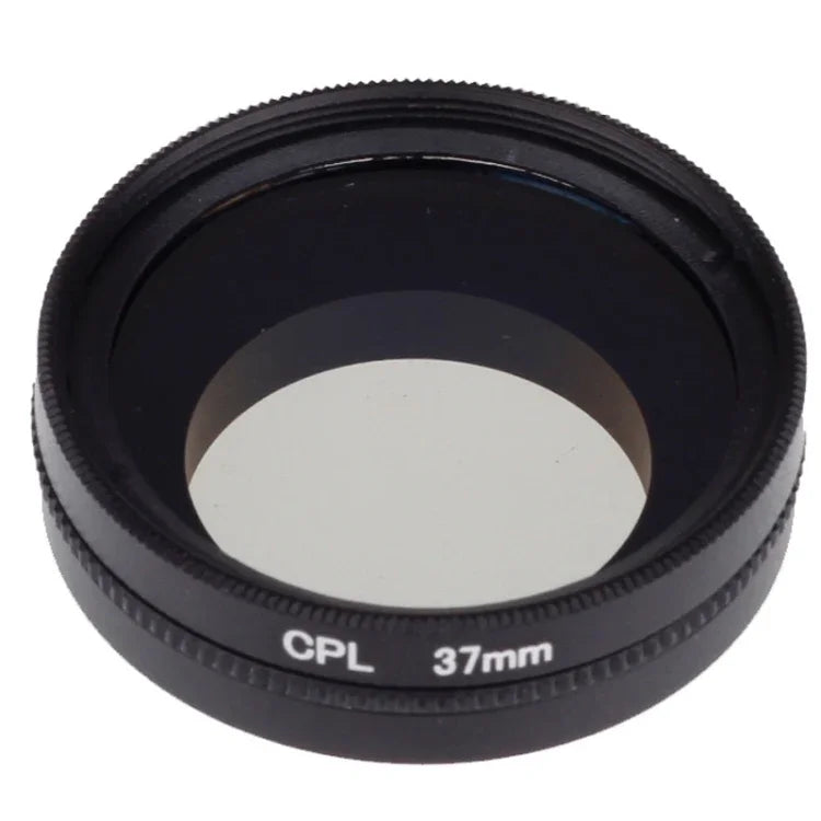 37mm CPLフィルター 円偏光レンズフィルター キャップ付き Xiaomi Xiaoyi 4K+ / 4K, Xiaoyi Lite, Xiaoyi スポーツカメラ用, 37mm CPLフィルター