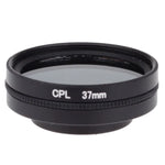 37mm CPLフィルター 円偏光レンズフィルター キャップ付き Xiaomi Xiaoyi 4K+ / 4K, Xiaoyi Lite, Xiaoyi スポーツカメラ用, 37mm CPLフィルター
