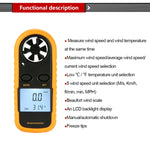 AR-816 デジタル電子温度計風速計、AR-816