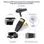 5-LED 電磁波放射検出器 EMFメーター テスター、スタイル2 ホワイト、スタイル2 ブラック