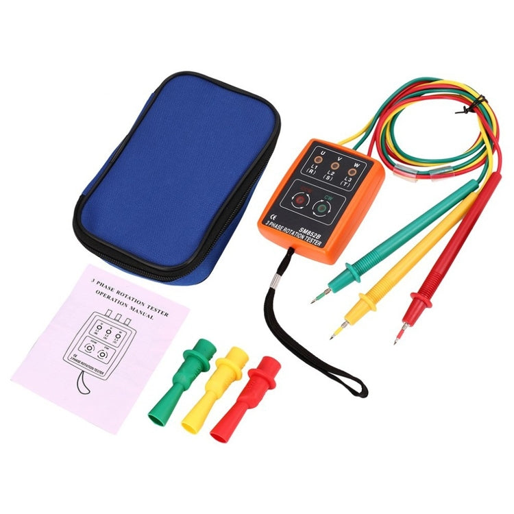 SM852B 3相回転テスター インジケーター検出メーター