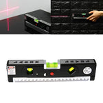 レーザーレベル テープメジャー付き プロ4（100cm） / LEDライト付きレベルバブル、LV-04