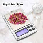 デジタルポケットスケール（500g / 0.1g）、500g/0.1g