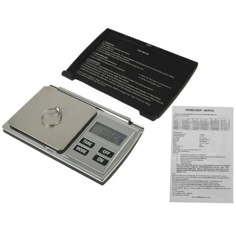 100g / 0.01g フリップオープン デジタルスケール バックライト付きLCD画面、100g / 0.01g