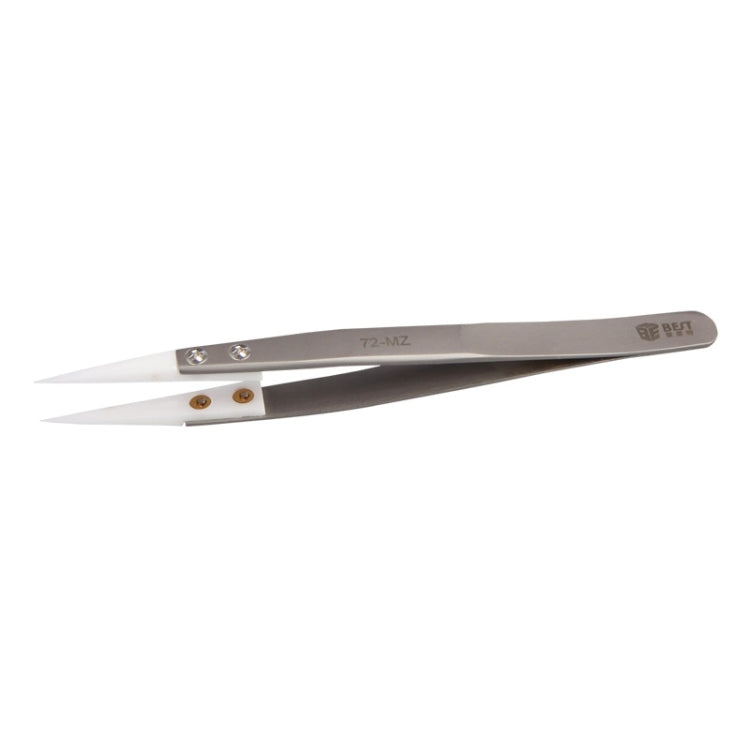 BEST BST-72-MZ 302ステンレス高温耐性セラミックチップピンセット, BST-72-MZ