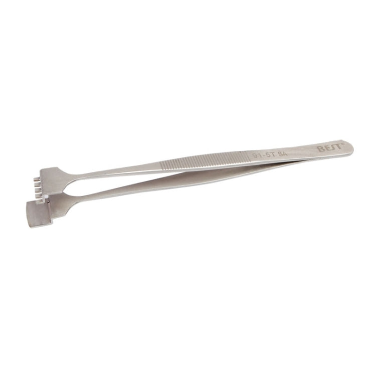 BEST BST-91-5T SAプロフェッショナルステンレスシリコンウェーハ用ウェーハピンセット, BST-91-5T