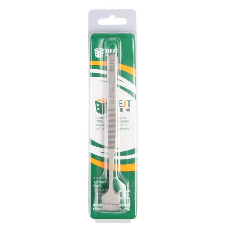BEST BST-91-5T SAプロフェッショナルステンレスシリコンウェーハ用ウェーハピンセット, BST-91-5T