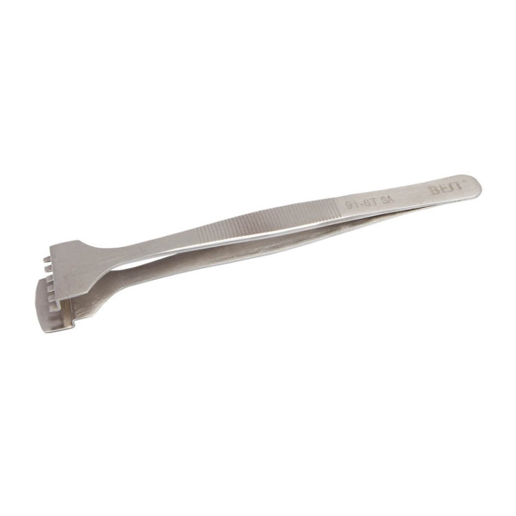 BEST BST-91-6T SAプロフェッショナルステンレスシリコンウェーハ用ウェーハピンセット, BST-91-6T