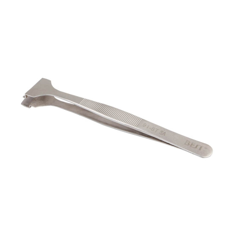 BEST BST-91-6T SAプロフェッショナルステンレスシリコンウェーハ用ウェーハピンセット, BST-91-6T