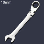 10mm 両用開口プラムラチェットアングルレンチ, 長さ: 16cm, 10mm