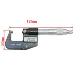 25mm（1インチ）電子デジタルマイクロメーター（分解能0.001mm）、0-25 mm