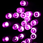 クリスマスパーティー用、30 LED、2モードフラッシュ、電池式、3mピンクライト、3mグリーンライト、3mパープルライト、3mイエローライト、3mブルーライト、3m暖白色、3m白色ライト