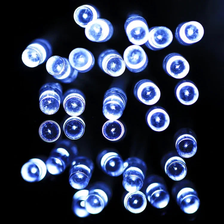 クリスマスパーティー用、20 LED 2モードフラッシュ、電池式、2m暖白色、2m白色ライト