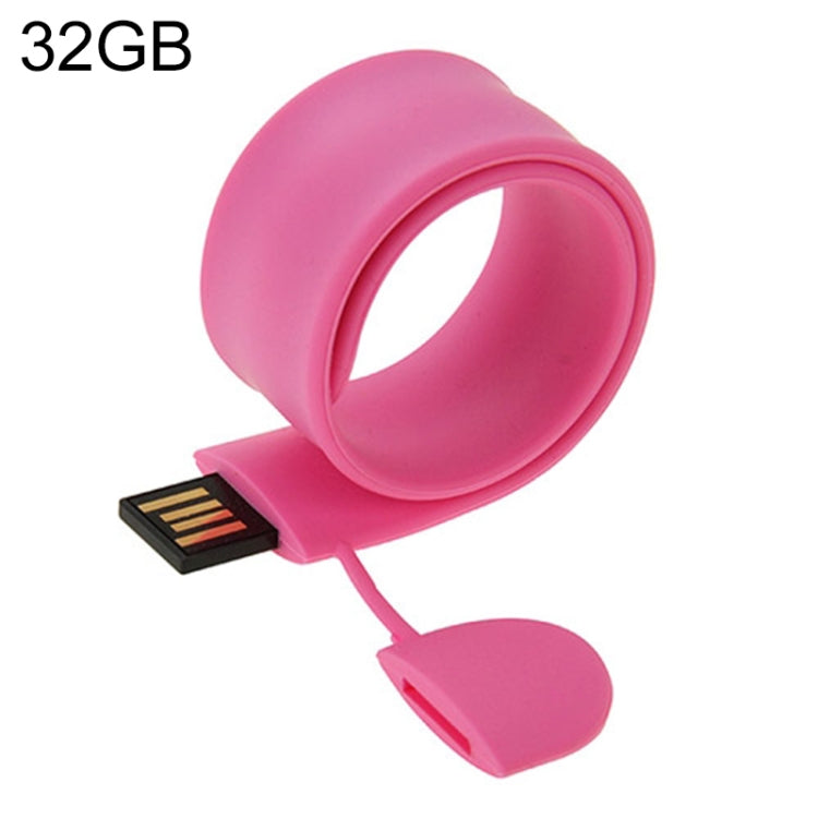 シリコンブレスレットUSBフラッシュディスク 32GBメモリ、32GB、32GB（オレンジ）、32GB（ピンク）、32GB（パープル）