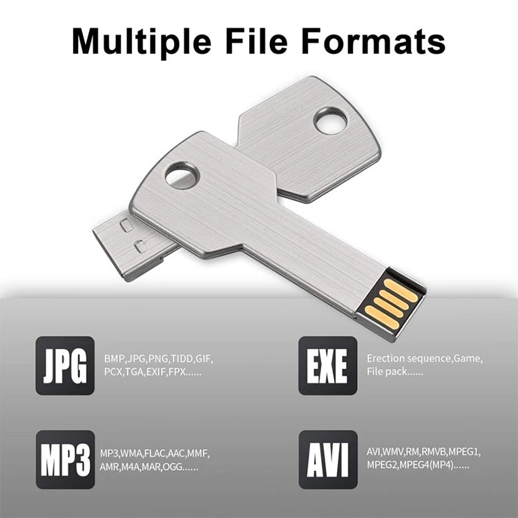 2GB キー型USBフラッシュディスク、1GB、2GB、4GB、8GB