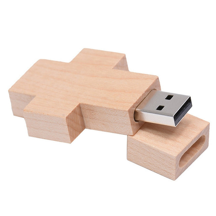 8GB 木製クロススタイルUSBフラッシュディスク、2GB、4GB、8GB