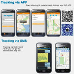 KH-909 ユニバーサル IPX6 防水 GPS トラッカー ペット／子供／高齢者用、KH-909 ホワイト＋ブラック、KH-909 ホワイト＋ブルー
