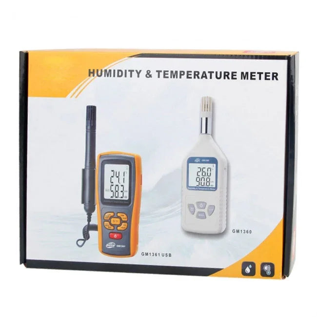BENETECH GM1361 2.5インチスクリーン デジタル温湿度計 湿度計／温度計